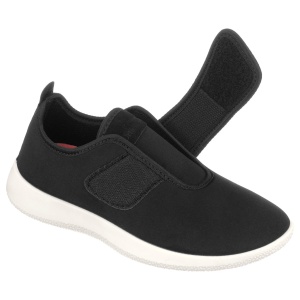 Adidasi confort, calapod lat, dama, OrtoMed 5005-T77 negru