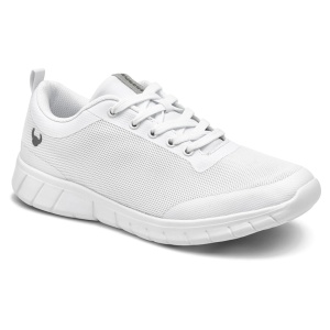 Adidasi confortabili, ergonomici, antiderapanti, pentru femei si barbati, Alma Clasic alb