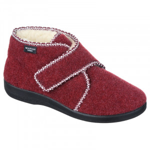 Ghete de casa imblanite pentru femei, Mjartan 815-T05 bordo