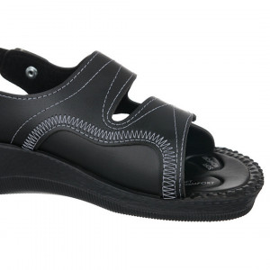 Sandale confort, negre, dama, Mjartan 2815-P02-N09