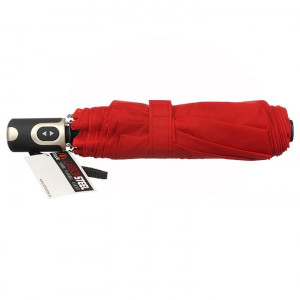 Umbrela de ploaie, rezistenta, dama, Doppler CarbonSteel rosie