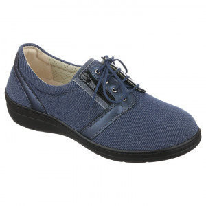 Pantofi casual, stretch, material denim, PodoWell Valentine