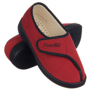 Pantofi confort, calapod lat, dama, PodoWell Amiral bordo