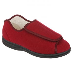 Pantofi confort, calapod lat,  PodoWell Granit bordo