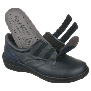 Pantofi confort, piele naturala, reglabili, PodoWell Vanda