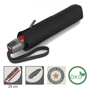 Umbrele ploaie, dublu-automate, garantie 5 ani, Knirps T.200 negre