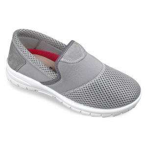 Adidasi stretch calapod lat femei OrtoMed 4001-T84 gri