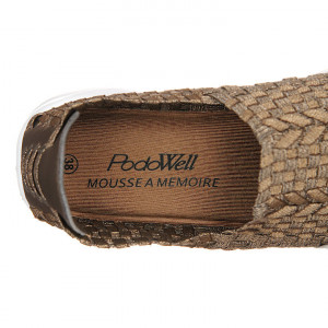 Pantofi sport dama, PodoWell Vegas maro