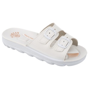 Papuci vara, pentru femei, Mjartan 2205-G12 ecru
