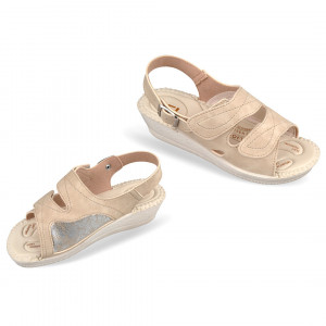 Sandale confort, dama, Mjartan 2815-N13-S104 beige