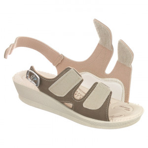 Sandale confort, dama, Mjartan 2815-N14-N08 maro