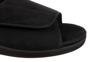 Pantofi confort, decupati, dama, OrtoMed 511-T44L negri