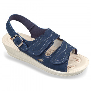 Sandale confort, dama, Mjartan 2815-N17-N08 bleumarin