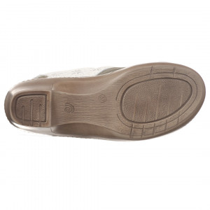 Talpa sandale confort, piele naturala, albe, dama, PodoWell Kyara