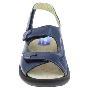 Sandale confort, piele naturala, PodoWell Damia bleumarin