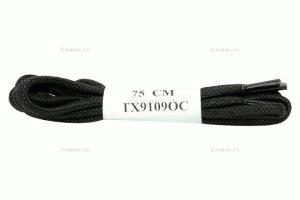 Sireturi negre pentru pantofi lungime 60 cm