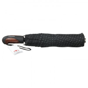 Umbrela ploaie Doppler Business XM negru imprimeu patratele gri