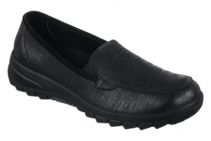 Pantofi confort, dama OrtoMed 4005-S71L negri