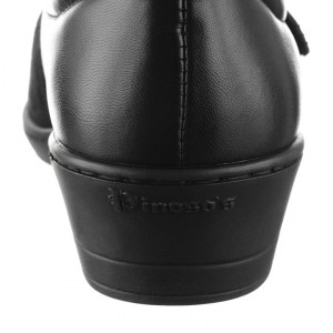 Pantofi confort, piele si stretch, pentru femei, Pinosos 7334 negri