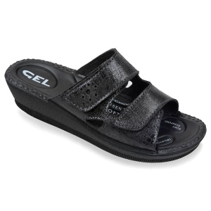 Papuci de strada negri femei Mjartan 2814-S71 brant gel
