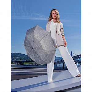 Umbrele de ploaie, dama, Doppler Fiber Magic Clear gri