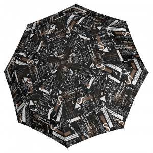 Umbrele de ploaie, rezistente, Doppler Fiber Magic Scribble Black