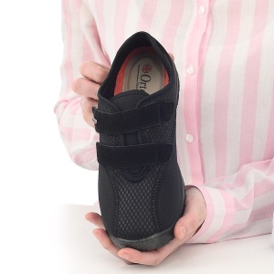 Adidasi confort, negri, pentru femei, OrtoMed 4009-S116 