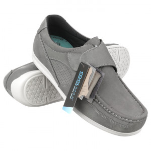 Mocasini confort, piele naturala, barbatesti,  Pinosos 6413H gri