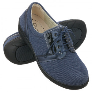 Pantofi sport, stretch, material denim, PodoWell Valentine