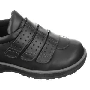 Pantofi confort, calapod extra-lat, piele naturala, PodoWell Alphonse - detaliu fata