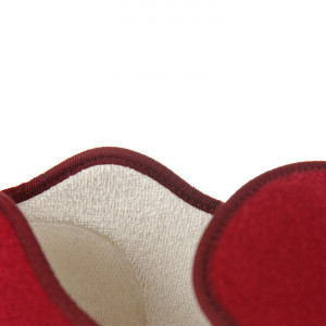 Pantofi confort, calapod lat,  PodoWell Granit bordo