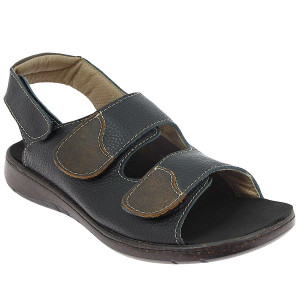 Sandale ortopedice, piele, pentru barbati, PodoWell Howard negru