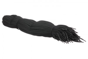 Set 50 perechi sireturi negre rotunde, ghete, NC 110 cm