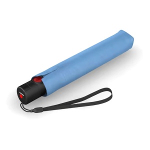 Umbrele de ploaie si soare, Knirps U.200 Ultra Light Duomatic, cu protectie UV, bleu