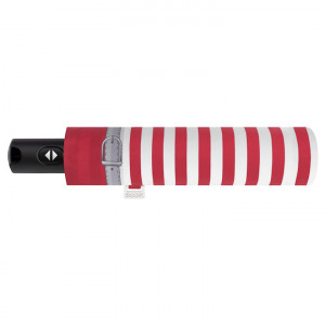 Umbrela ploaie dama Doppler CarbonSteel Delight dungi rosii