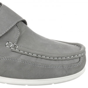 Mocasini confort, piele naturala, barbatesti,  Pinosos 6413H gri