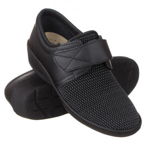 Pantofi confort, piele naturala, dama, PodoWell Psyche negru