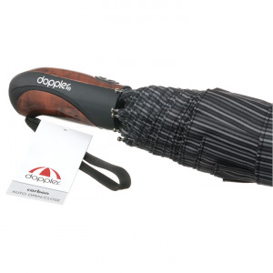 Umbrela de ploaie, Doppler Business XM, negru dungi gri