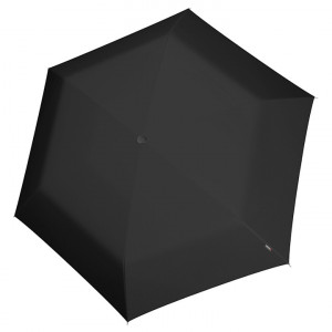 Umbrele de ploaie, mici, de poseta, Knirps U.200 negre - garantie 5 ani, dublu-automate