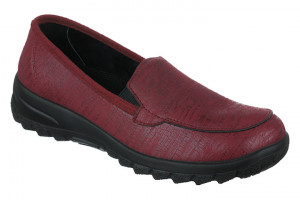 Pantofi confort, dama, OrtoMed 4005-S72L bordo