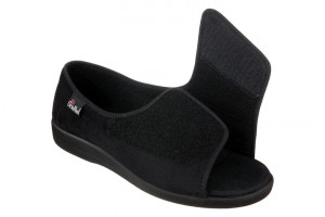 Pantofi confort, decupati, dama, OrtoMed 511-T44L negri