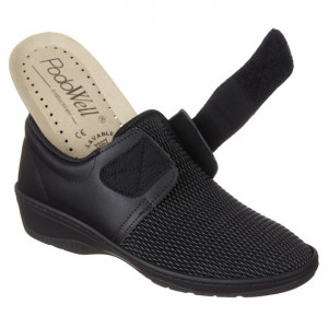 Pantofi ortopedici, piele naturala, dama, PodoWell Psyche negru