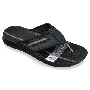 Slapi confort, negri, pentru barbati, Mjartan 2702-N29