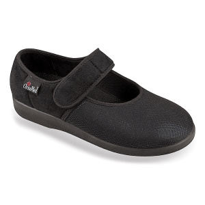 Pantofi confort, stretch, pentru femei, OrtoMed 6047-S97 negru