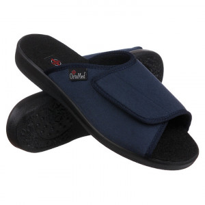 Papuci de casa, confort, barbatesti OrtoMed 518-T37L bleumarin