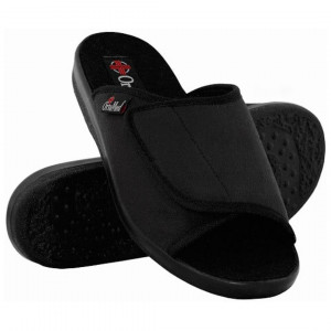 Papuci de casa, confort, dama, OrtoMed 517-T44L negri