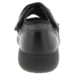Sandale confort, ultra-reglabile, PodoWell Atlas negru
