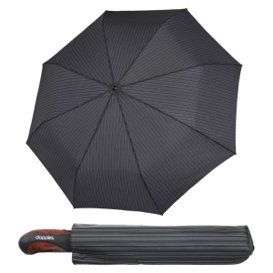 Umbrela de ploaie, Doppler Business XM, negru dungi gri