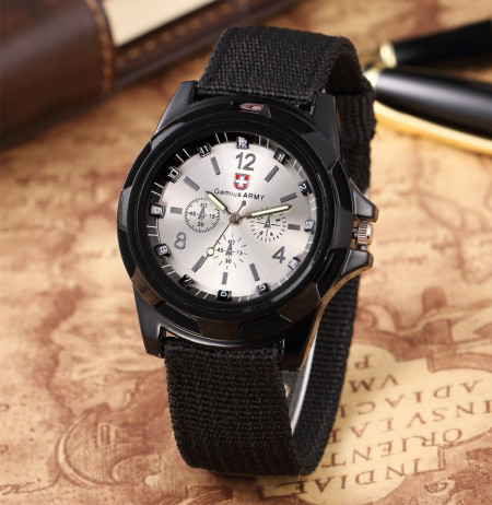 Ceas barbatesc Army white