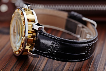 Ceas barbatesc automatic Winner gold business